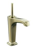 KOHLER Vibrant&reg; French Gold Single Handle Bathroom Sink Faucet 
