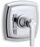 KOHLER Polished Chrome Thermostatic Valve Trim with Lever Handle 