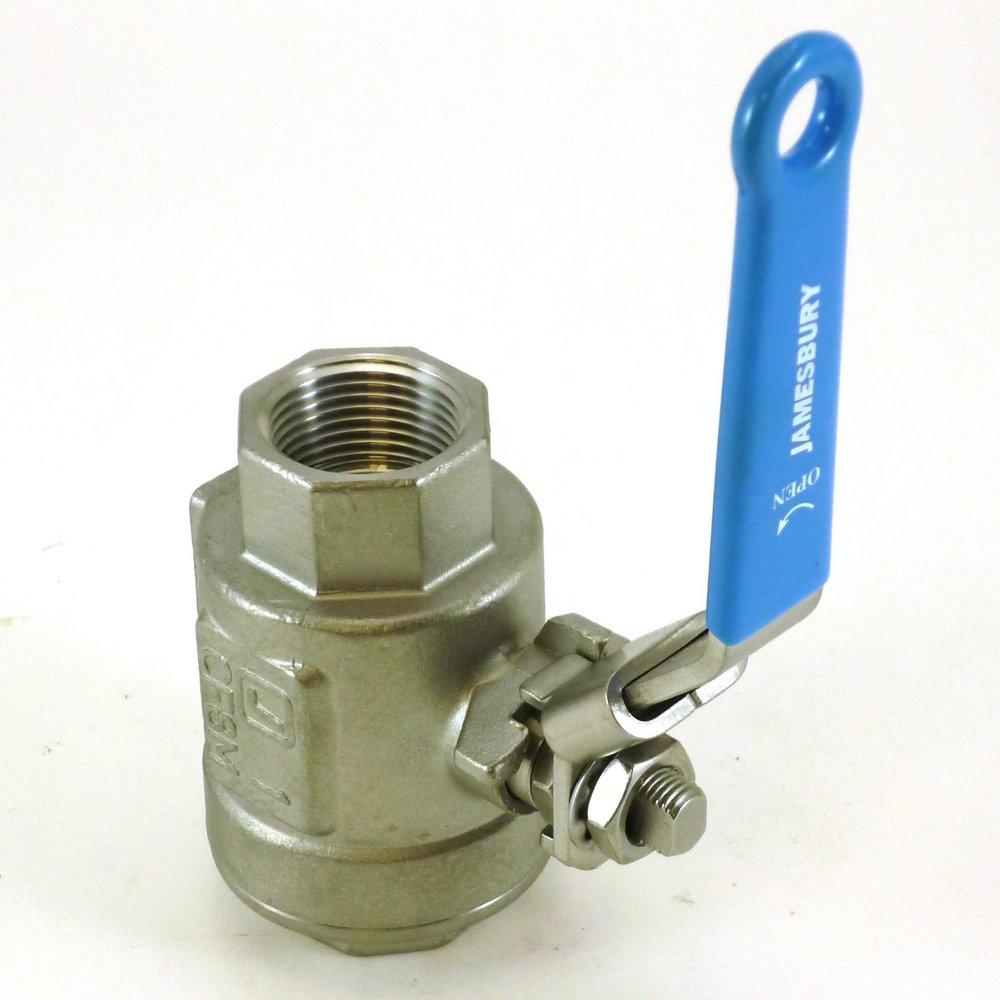 Jamesbury Stainless Steel Full Port NPT 1000# Ball Valve 