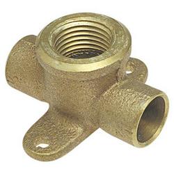 1/2 in. Cast Copper Female Drop Ear Tee (C x C x FPT)