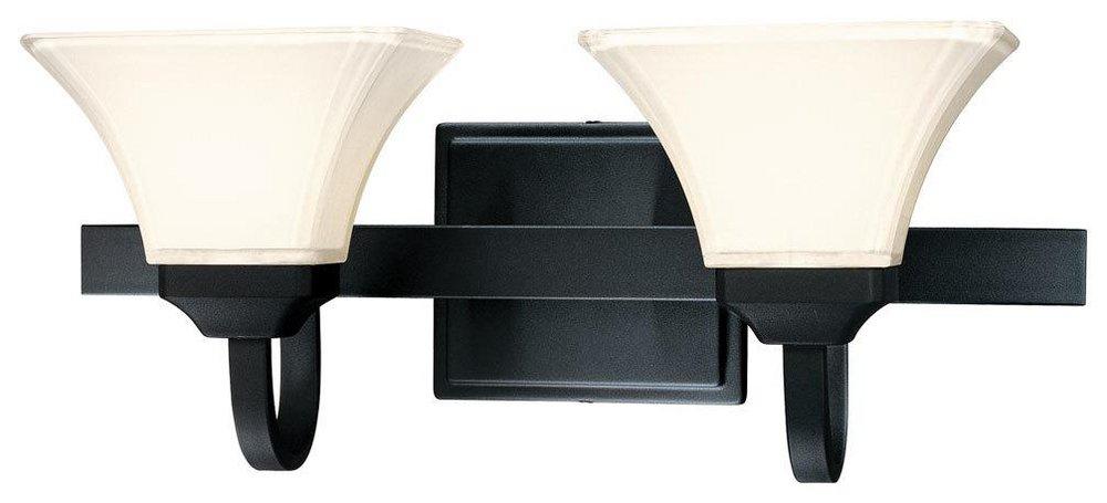 Minka Lavery Black 100 W 2-Light Vanity 