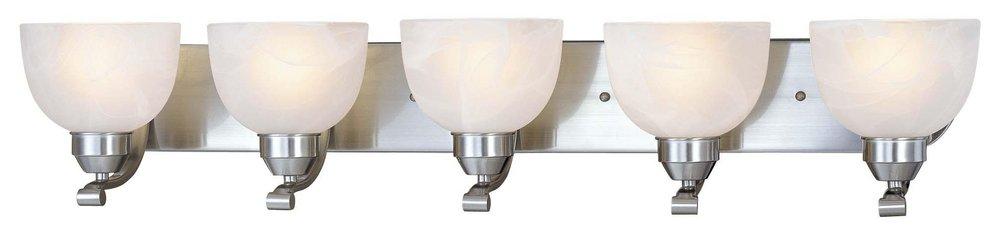 Minka Lavery Brushed Nickel 100W 5-Light Bath Light 