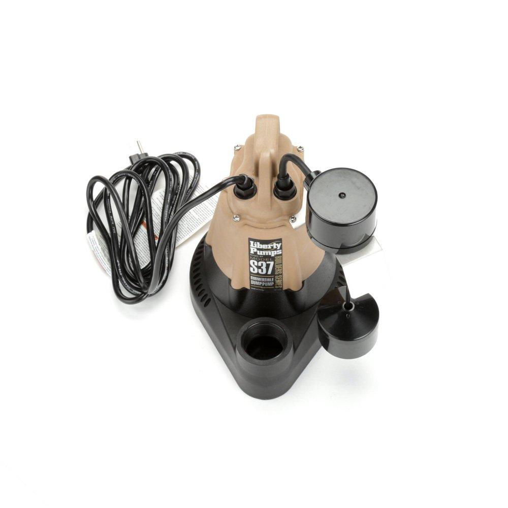 Liberty Pumps 1-1/2 in. 115V 10 ft. Cast Iron Sump Pump 
