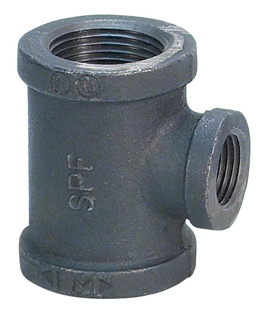 NPT Global Black Ductile Iron Tee 