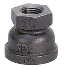 1 in. x 1/2 in. NPT Black Coupling