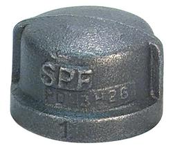 2 in. Threaded 300# Black Ductile Iron Cap