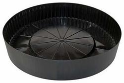 16 in. MPT LDPE End Cap in Black