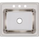 Elkay Lustrous Satin 25 x 22 in. Stainless Steel Single Bowl Drop-in Kitchen Sink in Lustrous Satin 