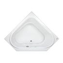 JACUZZI&reg; White 60 x 60 in. 8-Jet Acrylic Corner Drop-In or Skirted Whirlpool Bathtub with Center Drain and J2 Basic Control 