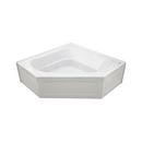 JACUZZI&reg; White 60 x 60 in. Soaker Corner Bathtub 