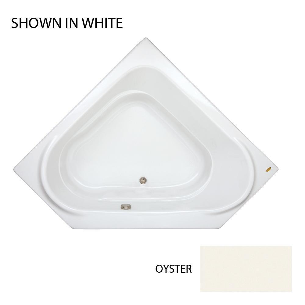 JACUZZI&reg; Oyster 60 x 60 in. Soaker Corner Bathtub 