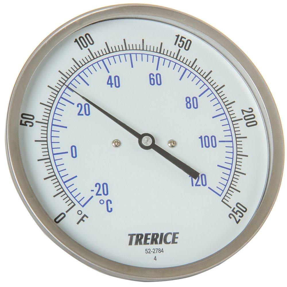 Trerice - Bimetal Thermometers - Rear Connect