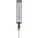 H.O. Trerice Blue 3-1/2 in. ASME B40.3 Stem Adjustable Industrial Thermometer 