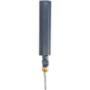 H.O. Trerice Blue 1-1/4 x 3-1/2 in. UNEF Aluminum Thermometer 