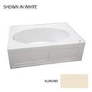 60 x 20 in. Optional Tub Skirt in Almond