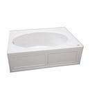 JACUZZI&reg; White 66 x 20 in. Optional Tub Skirt 