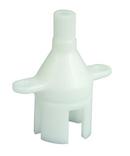 Bradley Corporation White 3 in. Plastic Cap 