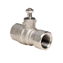 1/2 in. Brass Ball Valve in Polished Chrome