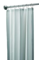 Bradley Corporation White Vinyl Shower Curtain 