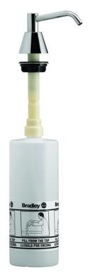 Bradley Corporation Stainless Steel 4 in. Stainless Steel Spout Lavatory Mount Soap Dispenser 