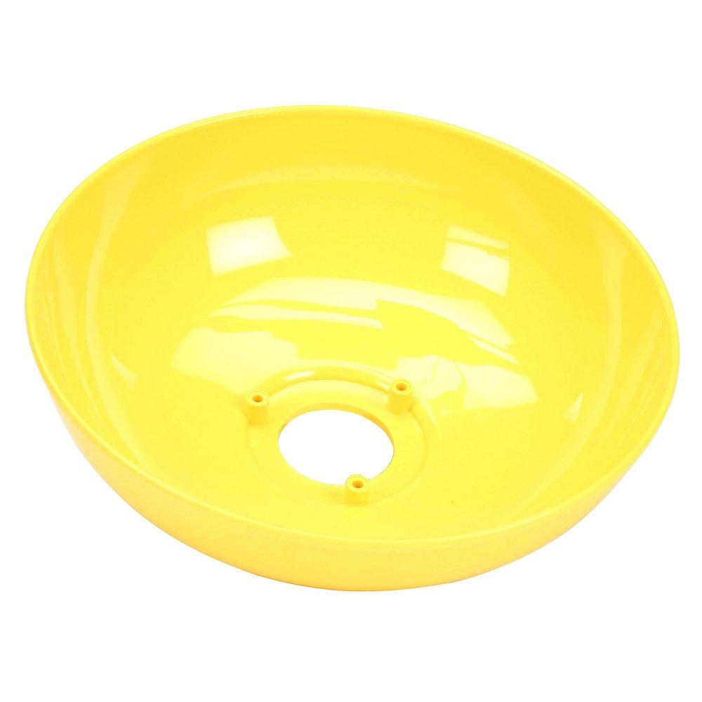 Bradley Corporation Yellow Plastic Eyewash Bowl for Bradley Corporation 2P267 and 2P332 Eyewash Dust Cap 