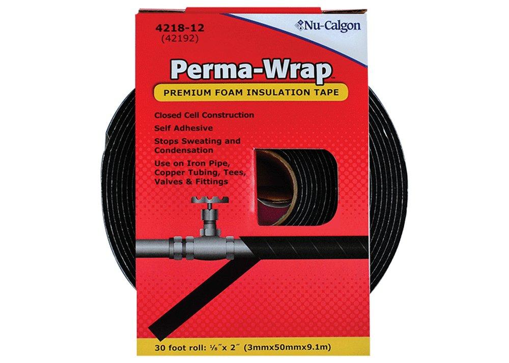 Nu-Calgon Black 2-1/4 in. x 30 ft. Foam Insulation Tape 