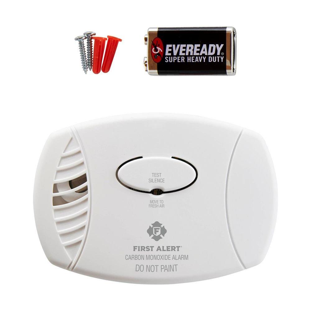 BRK Electronics White Battery Operated 
