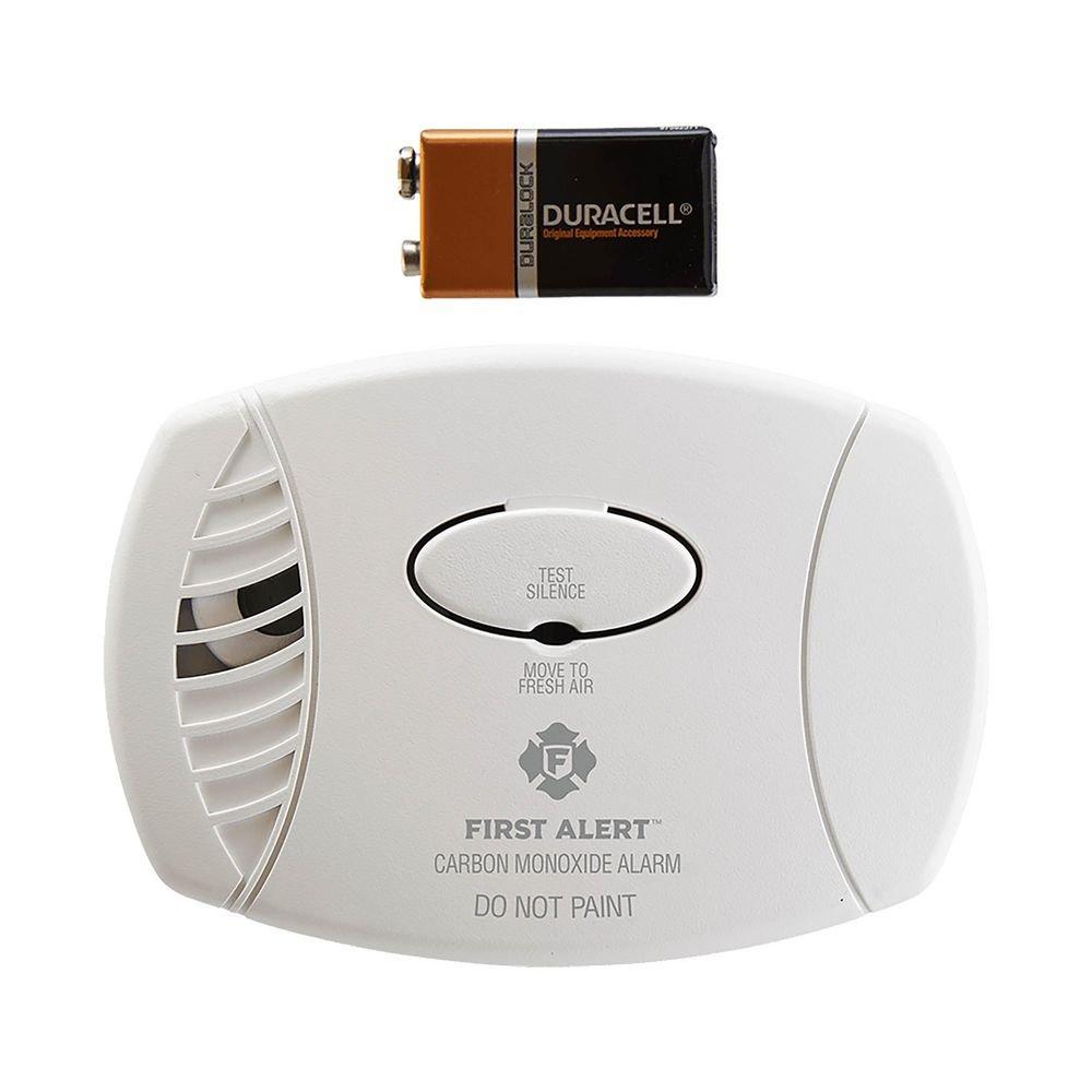 BRK Electronics White BCO605B Plug-In Carbon Monoxide Alarm with Battery Backup 