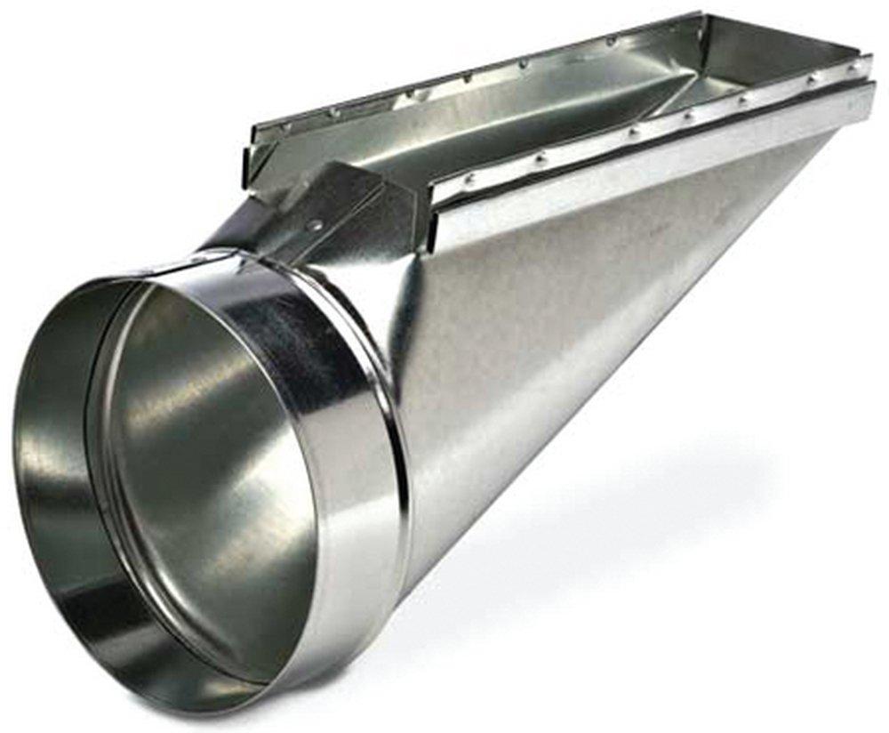 Royal Metal Products 7 in. Center Galvanized Steel End Boot 