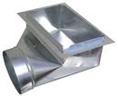 10 in. 90 Degree Boot Type-B Galvanized Steel 30 ga 