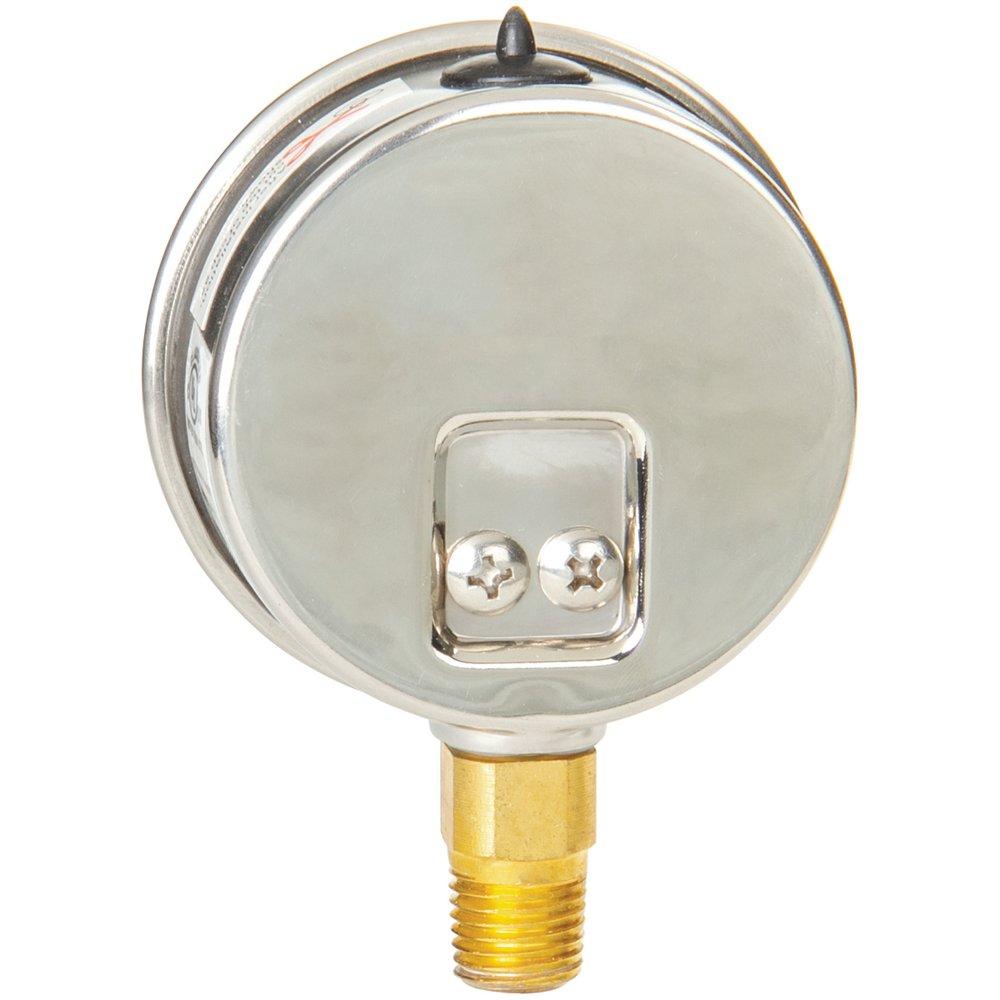 H.O. Trerice Stainless Steel 2-1/2 x 1/4 in. Utility Liquid Filled Pressure Gauge 