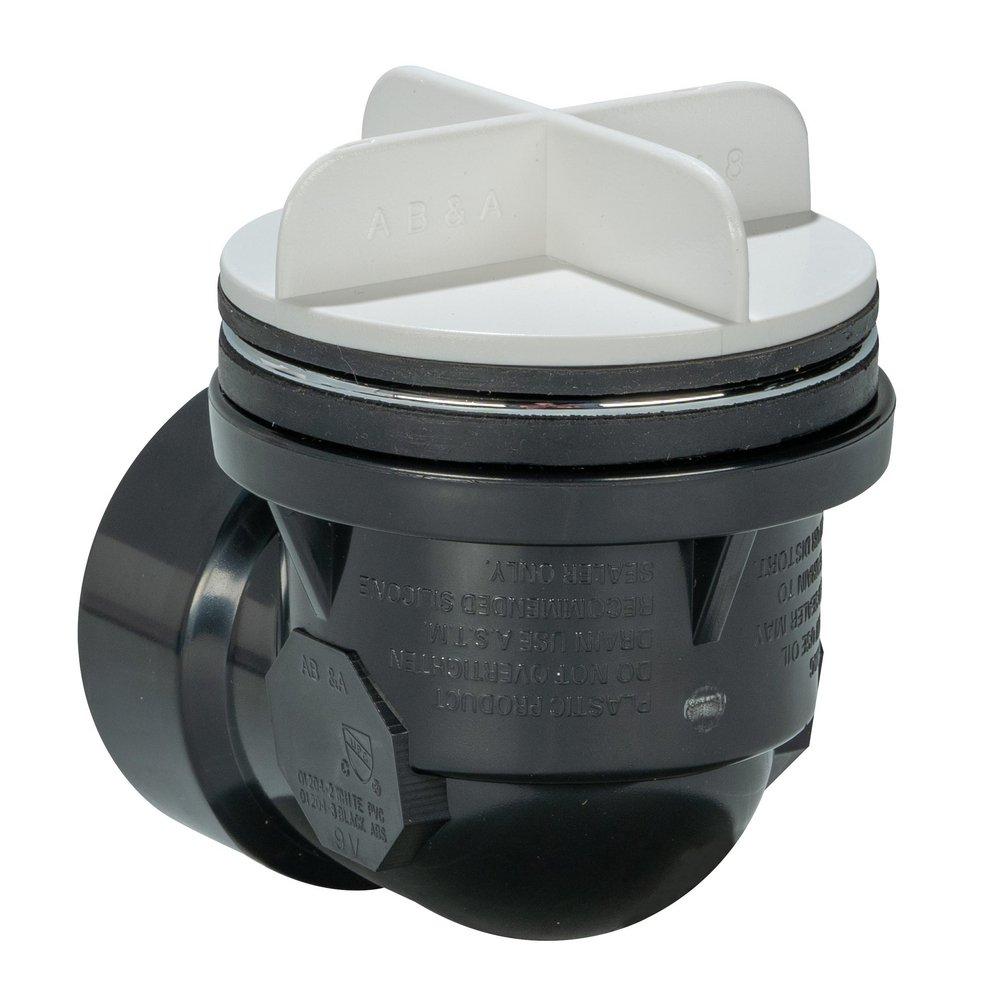 AB & A&trade; Chrome Plastic Push-Pull Drain 