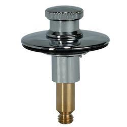 Plastic Push-Pull Drain in Polished Chrome