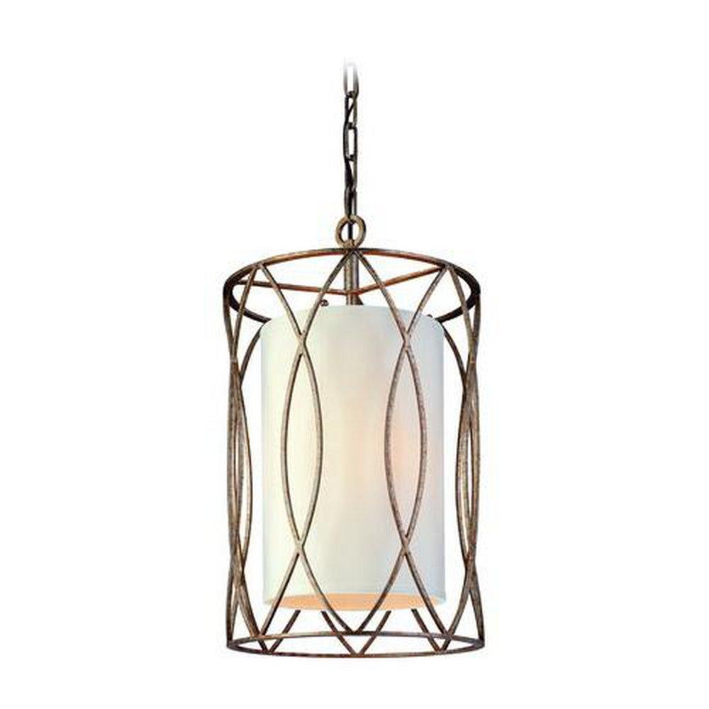 Troy-CSL Lighting Silver Gold 13 in. 60W 3-Light Incandescent Pendant 