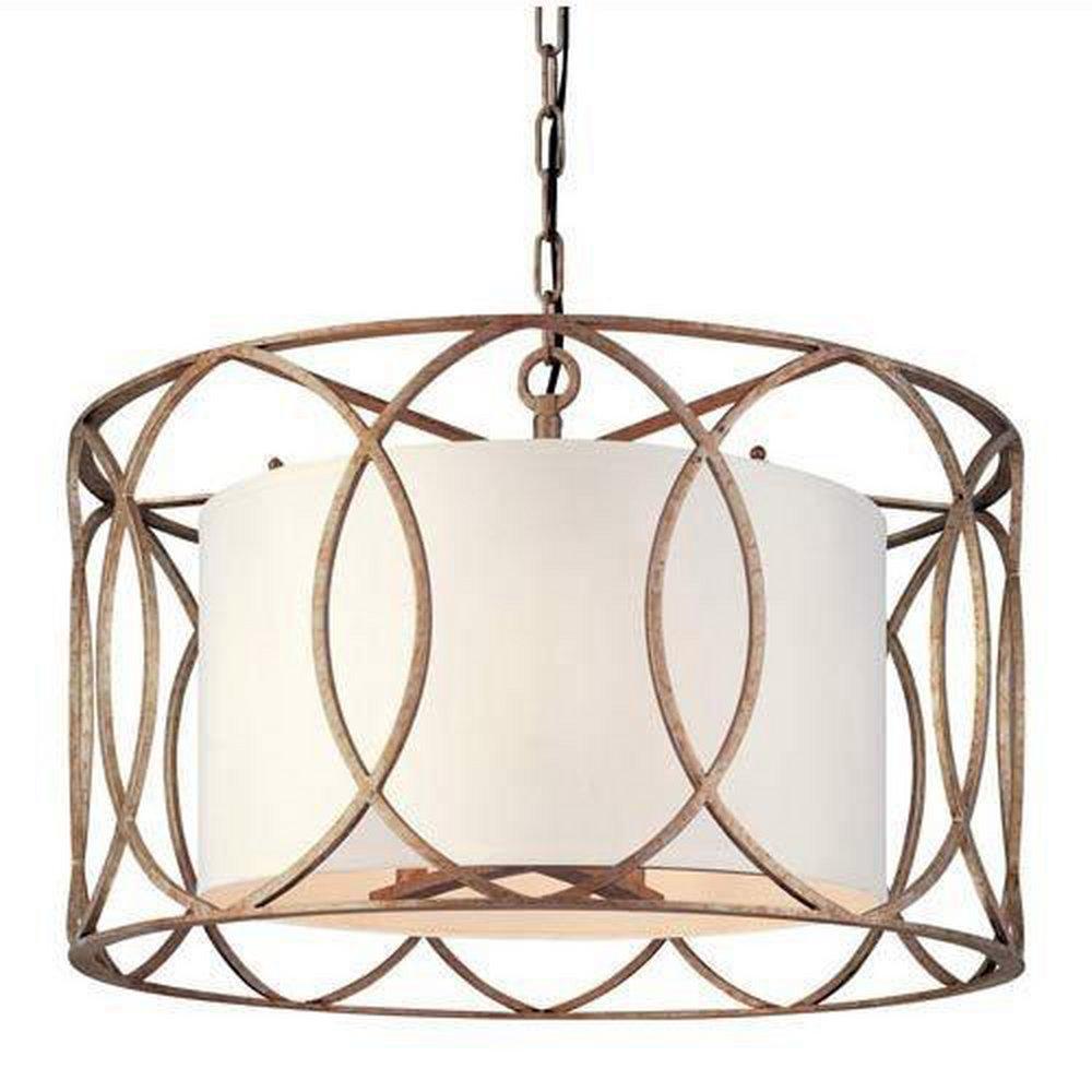Troy-CSL Lighting Silver Gold 60W 5-Light Pendant 