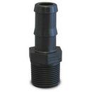Banjo Black MNPT Straight Schedule 80 Polypropylene Hose Barb Fitting 
