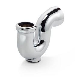 1-1/2 in. J-Bend in Polished Chrome