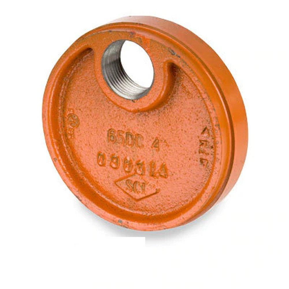 Iowa Fittings 2 in. Grooved x FIPS Schedule 40 Carbon Steel Drain Cap 
