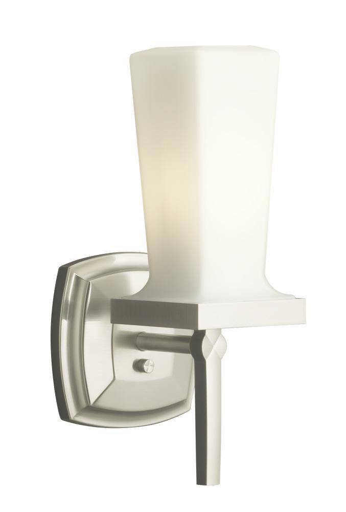 KOHLER Vibrant&reg; Brushed Nickel 1-Light Vanity Fixture 