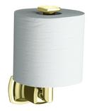 Wall Mount Toilet Tissue Holder in Vibrant French Gold