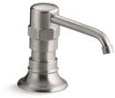 3-1/8 in. 16 oz Kitchen Soap Dispenser in Brushed Stainless