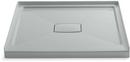 KOHLER Ice&trade; Grey 42 in. Square Shower Base 