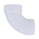White Spigot x Hub 90 Degree PVC DWV Street Elbow 