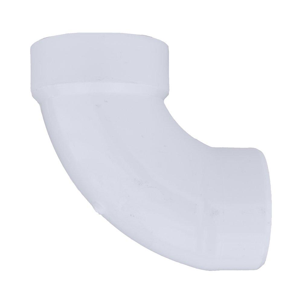 White PVC DWV 90° Street Elbow 