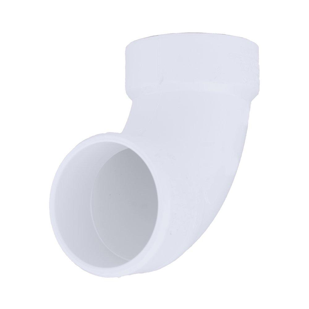 White PVC DWV 90° Street Elbow 