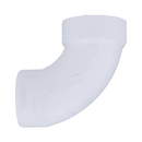 White Spigot x Hub 90 Degree PVC DWV Street Elbow 