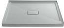 48 in. x 48 in. Shower Base with Center Drain in Ice™ Grey