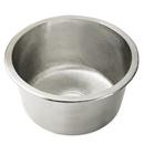 Native Trails Brushed Nickel 15 x 15 in. Dual Mount Copper Bar Sink 