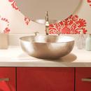 Brushed Nickel 16 Round MAESTR VESSEL Brushed Nickel 