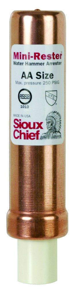 Sioux Chief Copper and Plastic Male CPVC Water Hammer Arrestor 